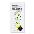 SCRATCH Lemon Zest Nail Wraps Nail Art