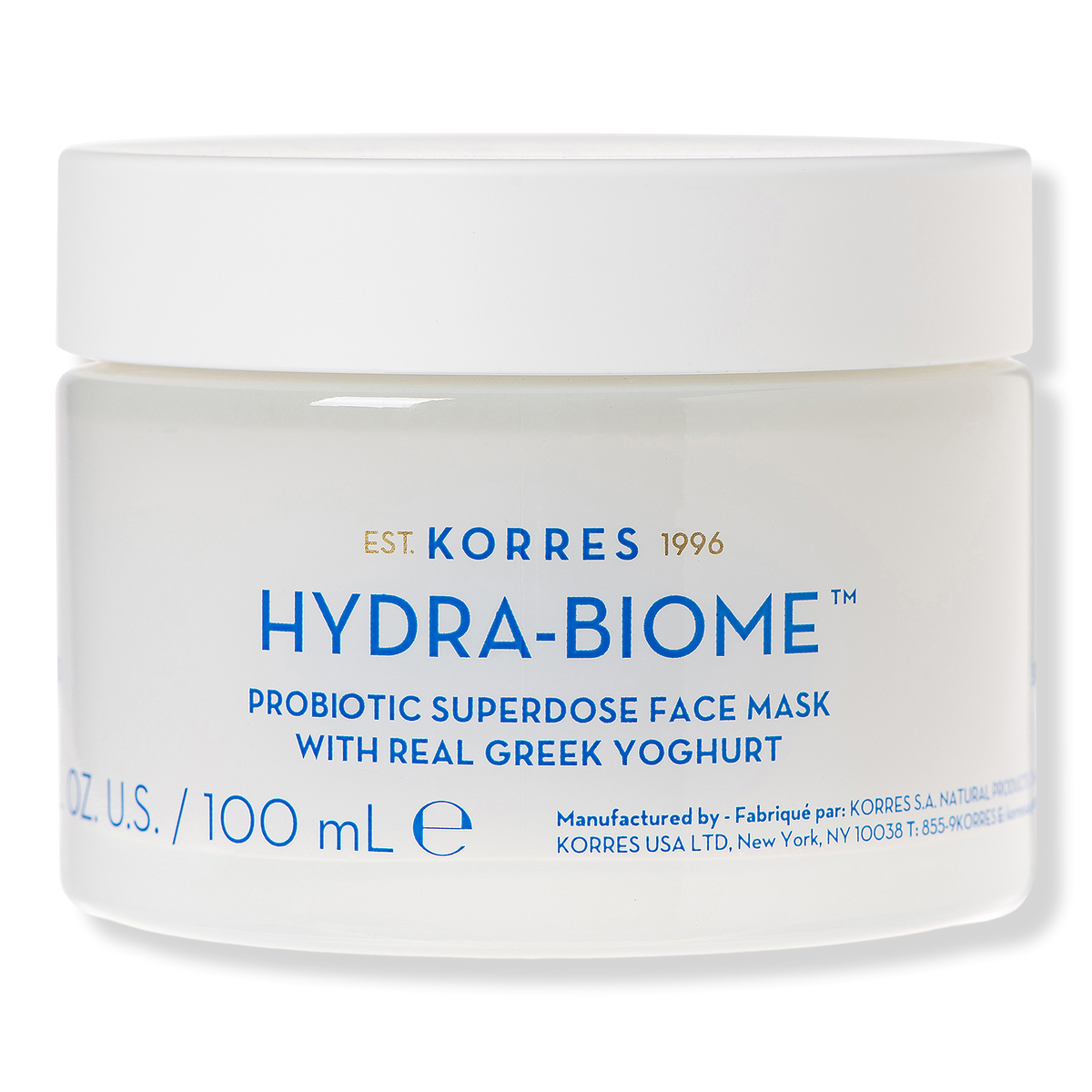 KORRES Greek Yoghurt Probiotic SuperDose Gesichtsmaske, 3.38 oz