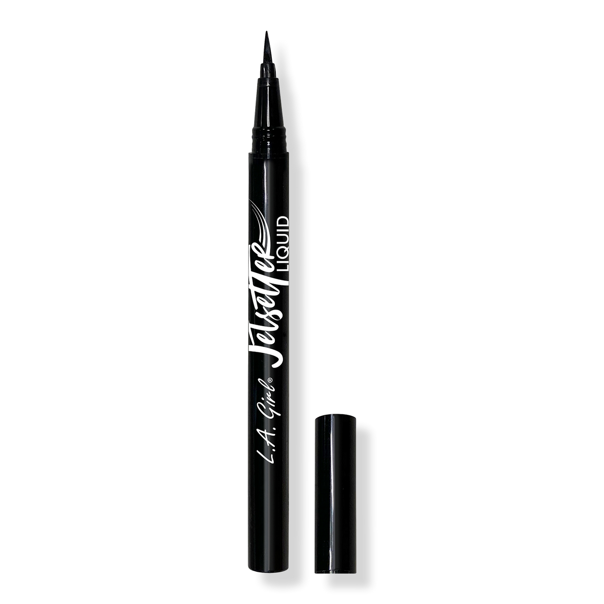 L.A. Girl Jetsetter Liquid Liner Eyeliner, Black, 0.034 oz