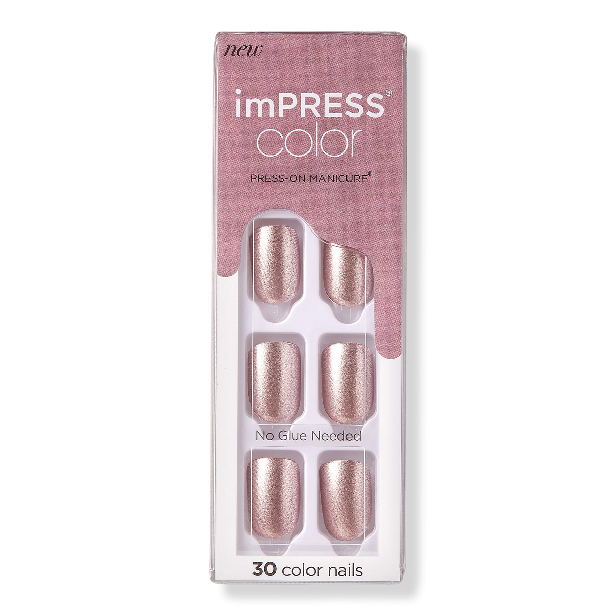 Kiss Paralyzed Pink imPRESS Color Press-On Manicure