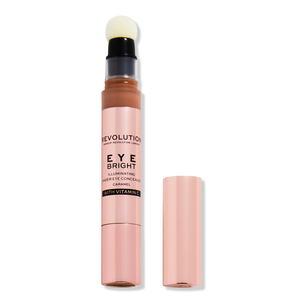Makeup Revolution Eye Bright Concealer, Caramel, 0.10 oz