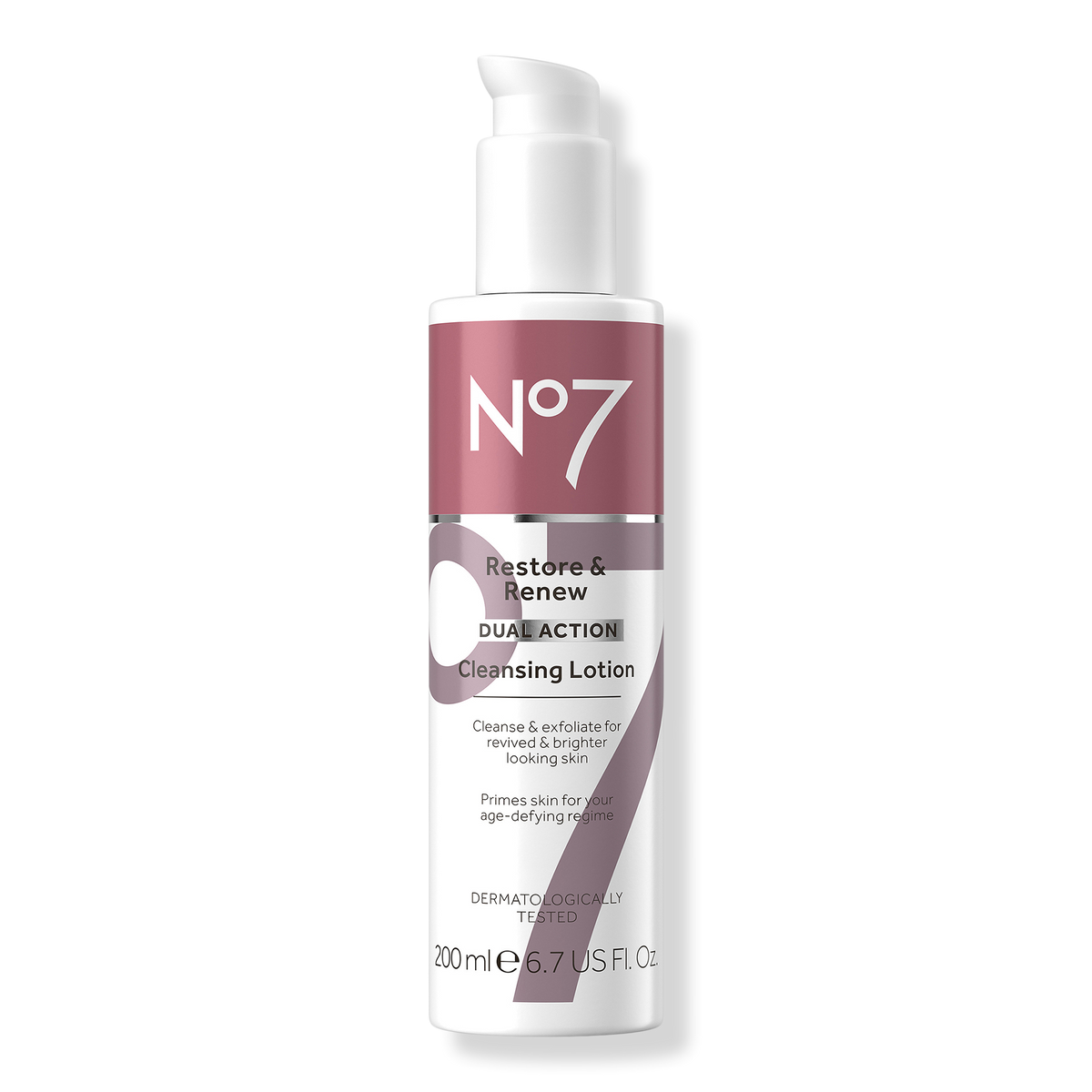 No7 Restore & Renew Dual Action Reinigungslotion, 6.7 oz