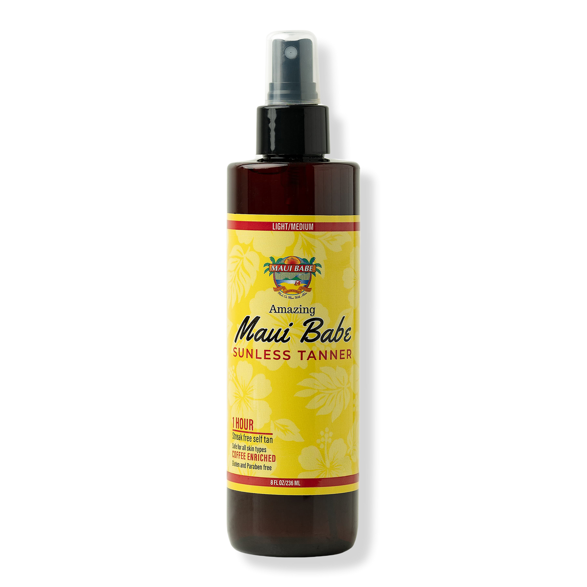 Maui Babe Sunless Tanner, Light/Medium, 8 oz