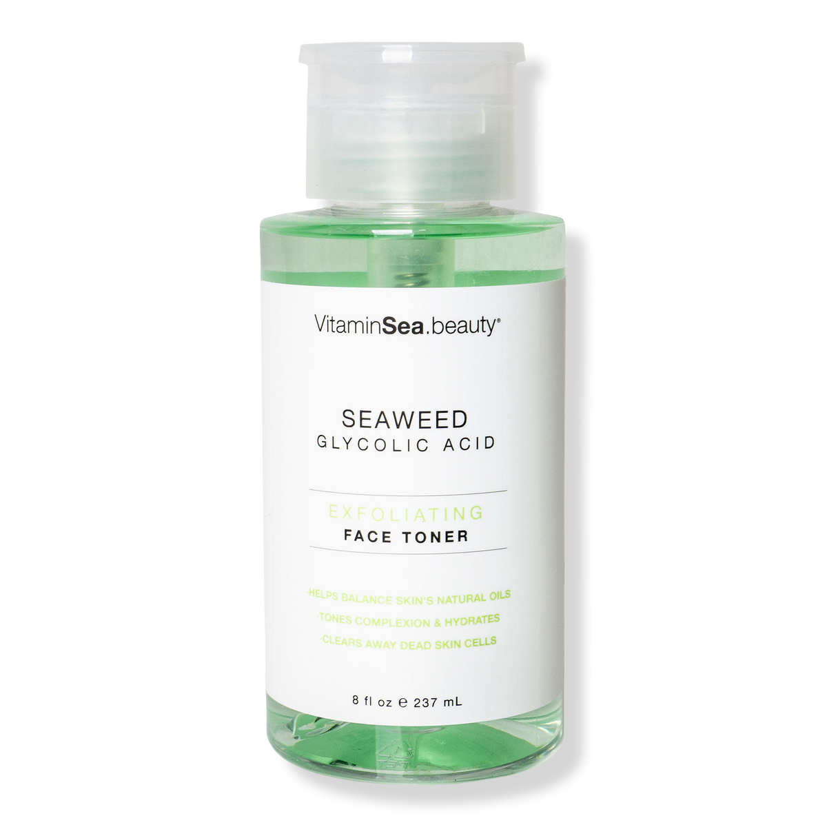 VitaminSea.beauty Seaweed + Glycolic Acid Facial Toner, 8 oz