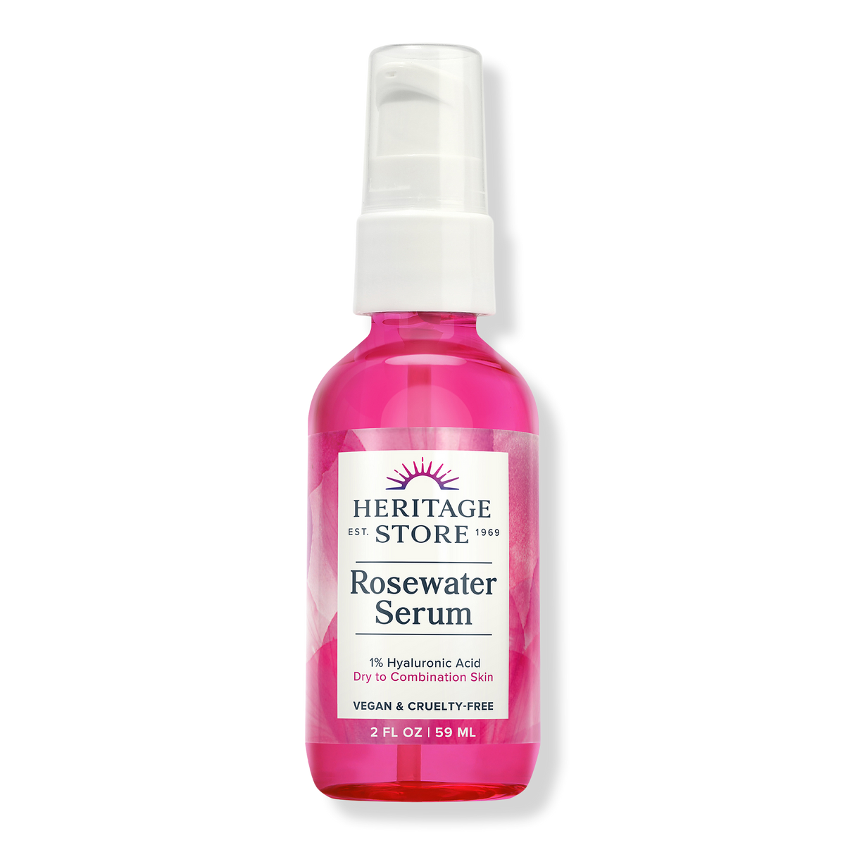 Heritage Store Rosewater Serum, 2 oz