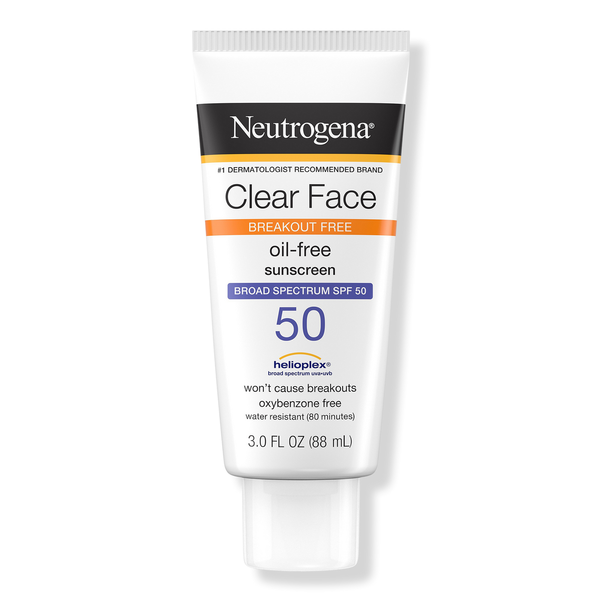 Neutrogena Clear Face ölfreie Sonnencreme, SPF 50, 3 oz