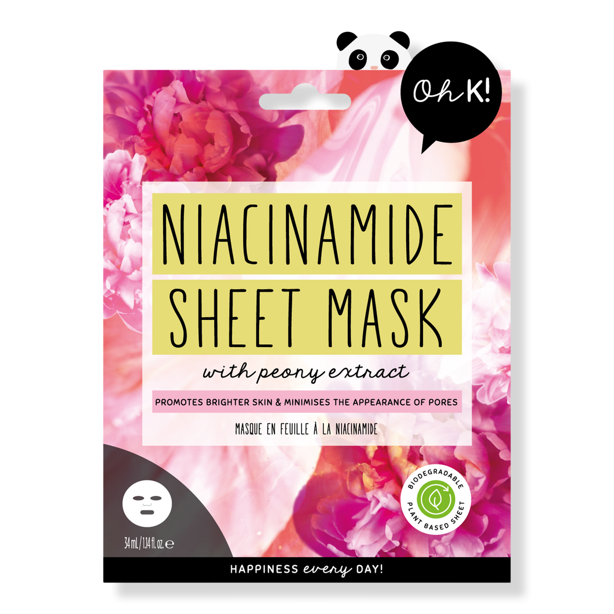 Oh K! Rejuvenating Niacinamide Sheet Mask, 1 ea