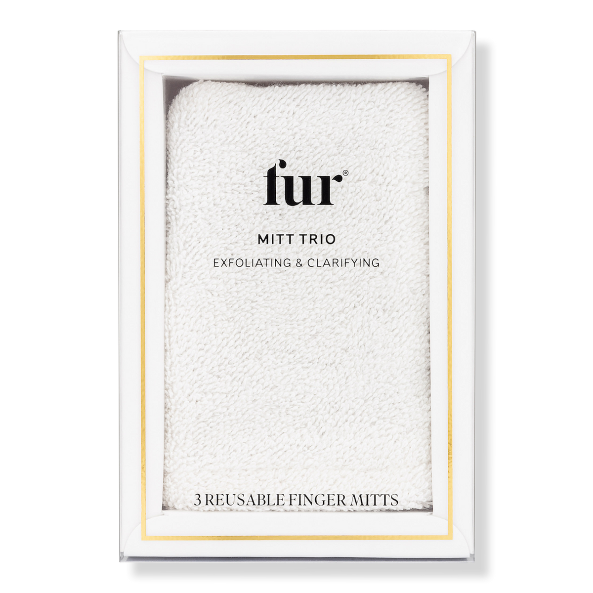 Fur Exfoliating & Clarifying Mitt Trio, 3 ea