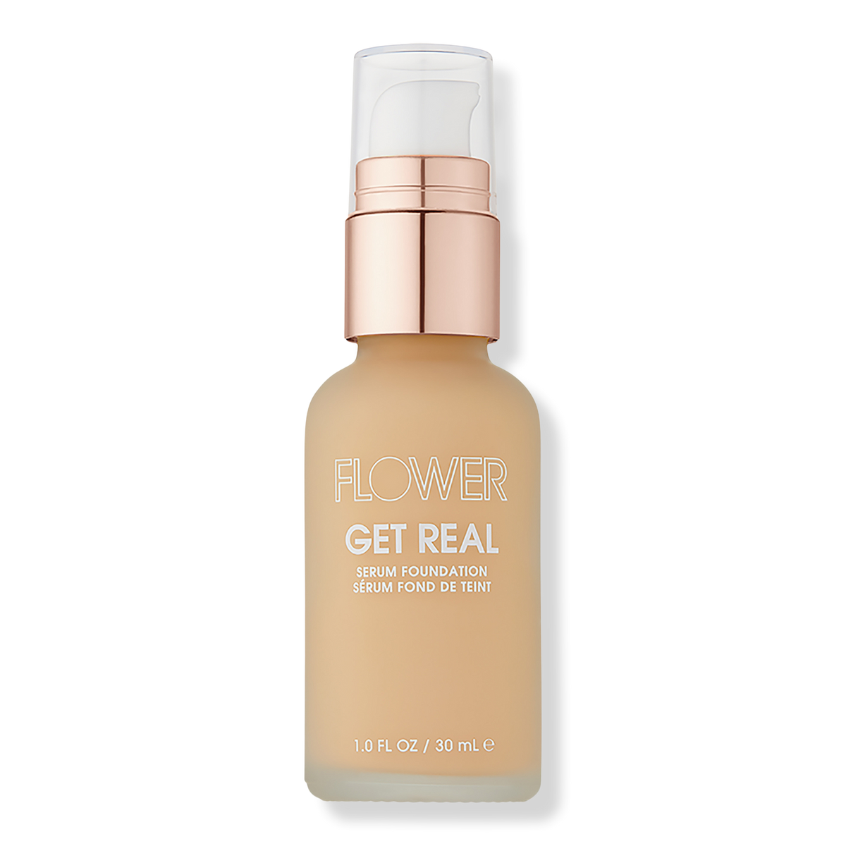 FLOWER Beauty Get Real Serum Foundation, Nude, 1 oz