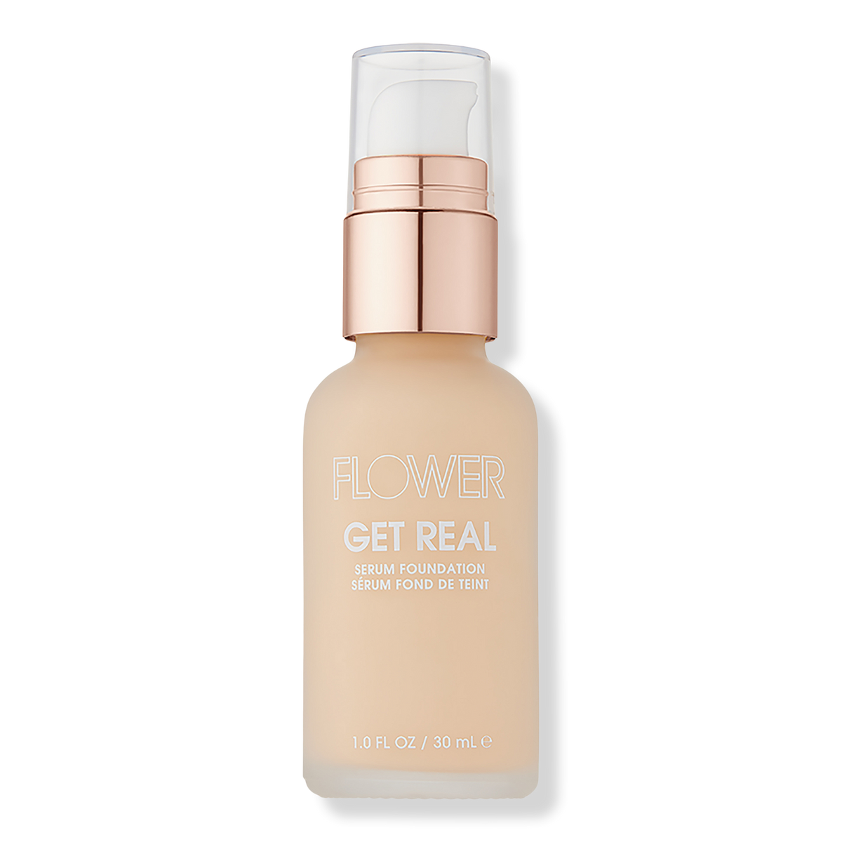 FLOWER Beauty Get Real Serum Foundation, Shell, 1 oz