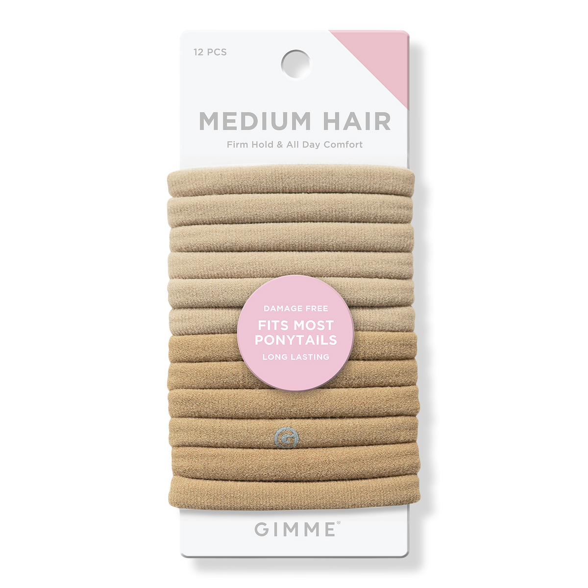 GIMME beauty Medium Hair Blonde Bands, 12 ea