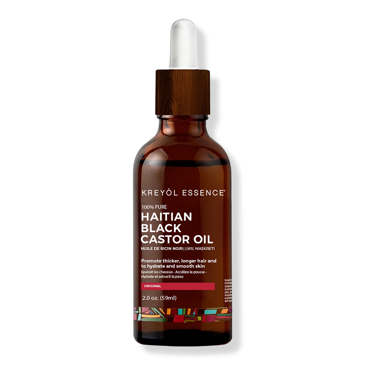 Kreyòl Essence Haitian Black Castor Oil, Original, 2 oz