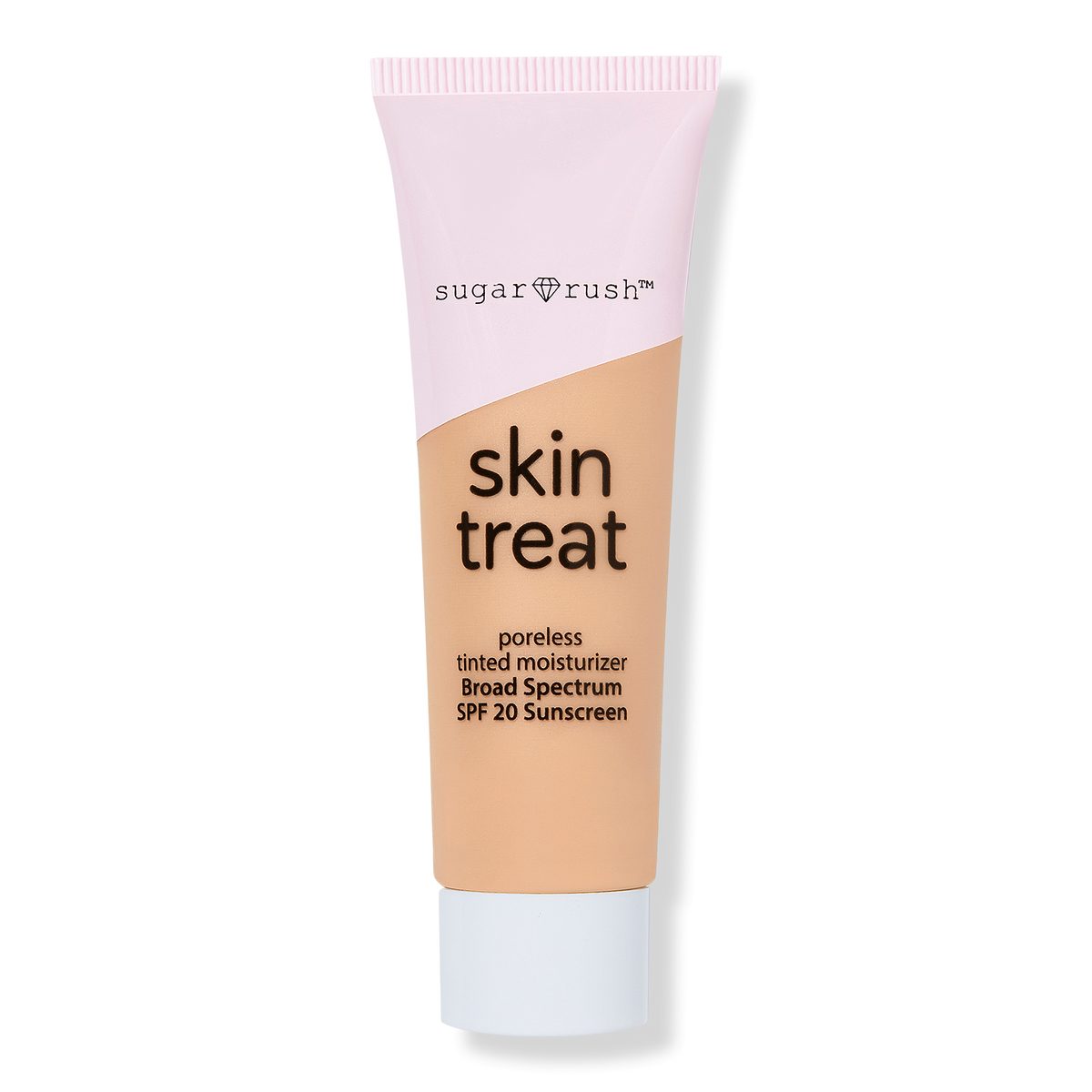 Tarte Sugar Rush, Travel Size Skin Treat Poreless Tinted Moisturizer Broad Spectrum, SPF 20, Light, 0.33 oz