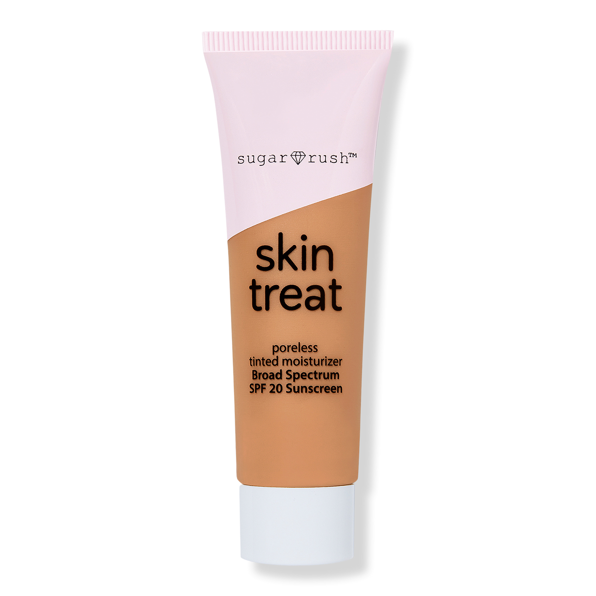 Tarte Sugar Rush, Travel Size Skin Treat Poreless Tinted Moisturizer Broad Spectrum, SPF 20, Tan, 0.33 oz