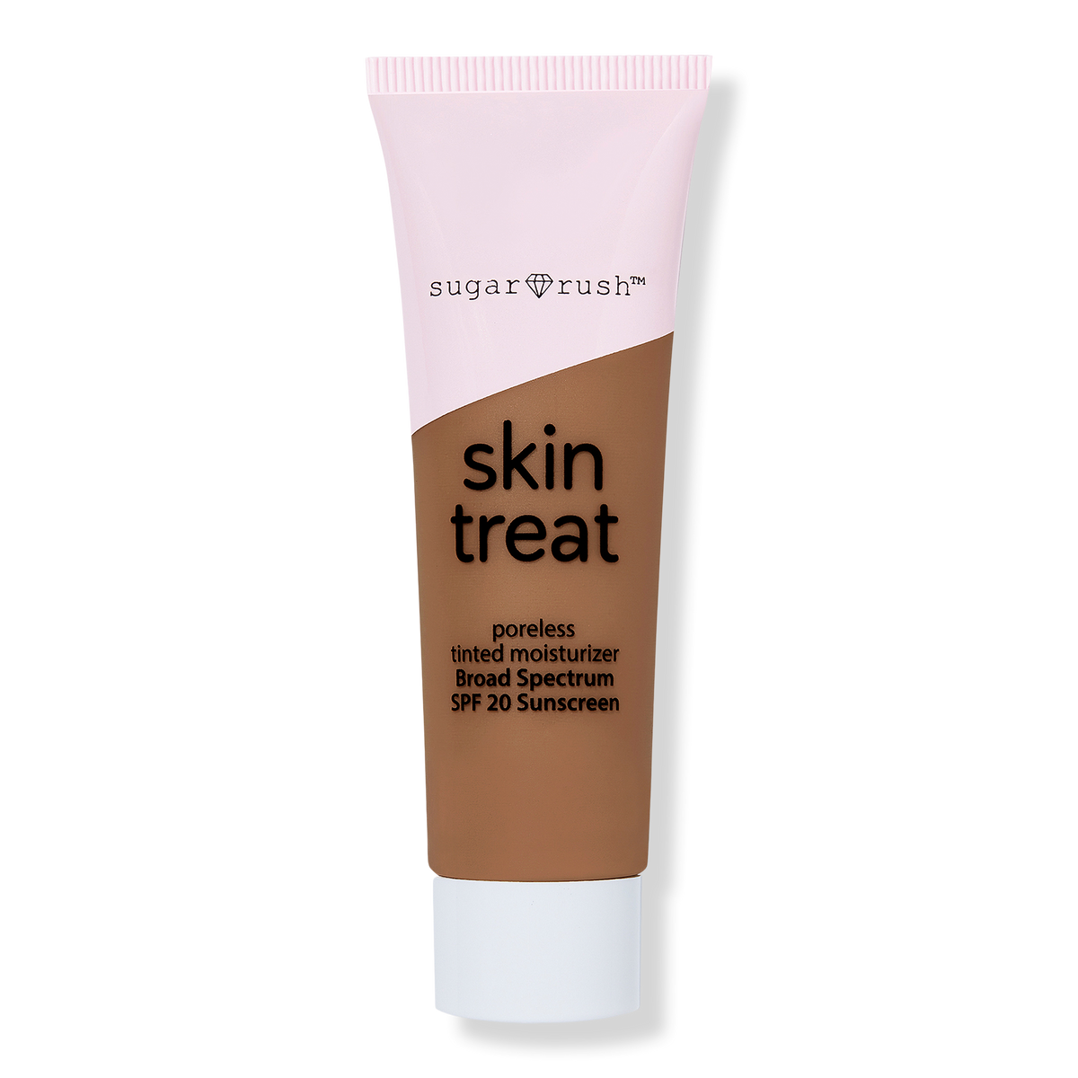 Tarte Sugar Rush, Travel Size Skin Treat Poreless Tinted Moisturizer Broad Spectrum, SPF 20, Deep, 0.33 oz
