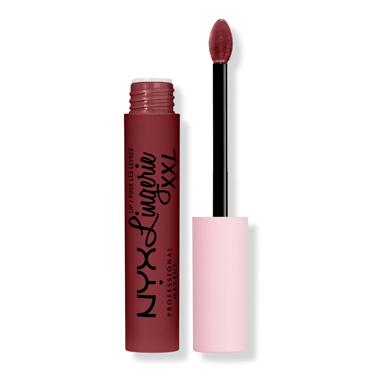 NYX Professional Makeup Lip Lingerie XXL Long-Lasting Matte Liquid Lipstick, Strip N Tease, 0.13 oz