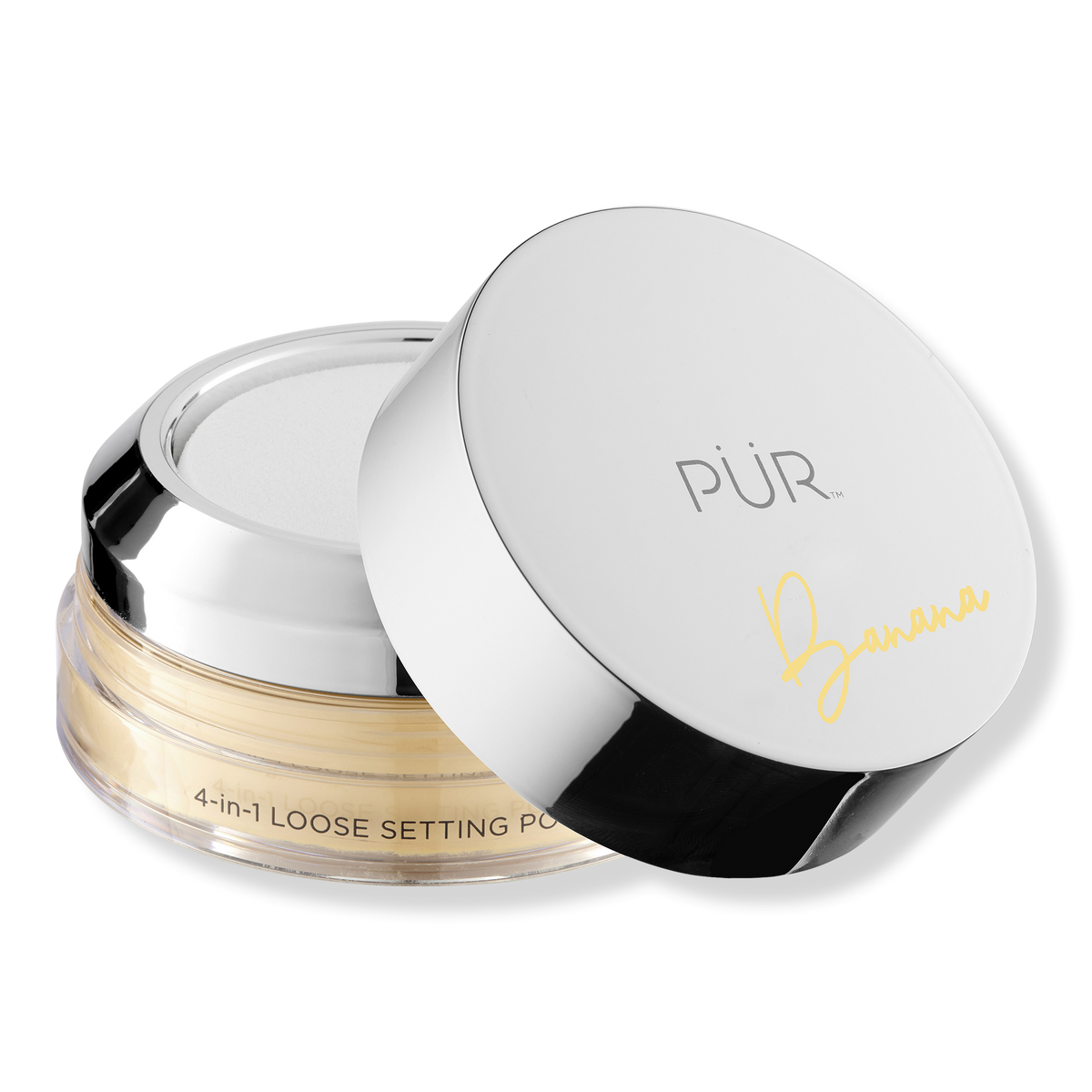 PÜR 4-in-1 Loose Setting Powder, Banana