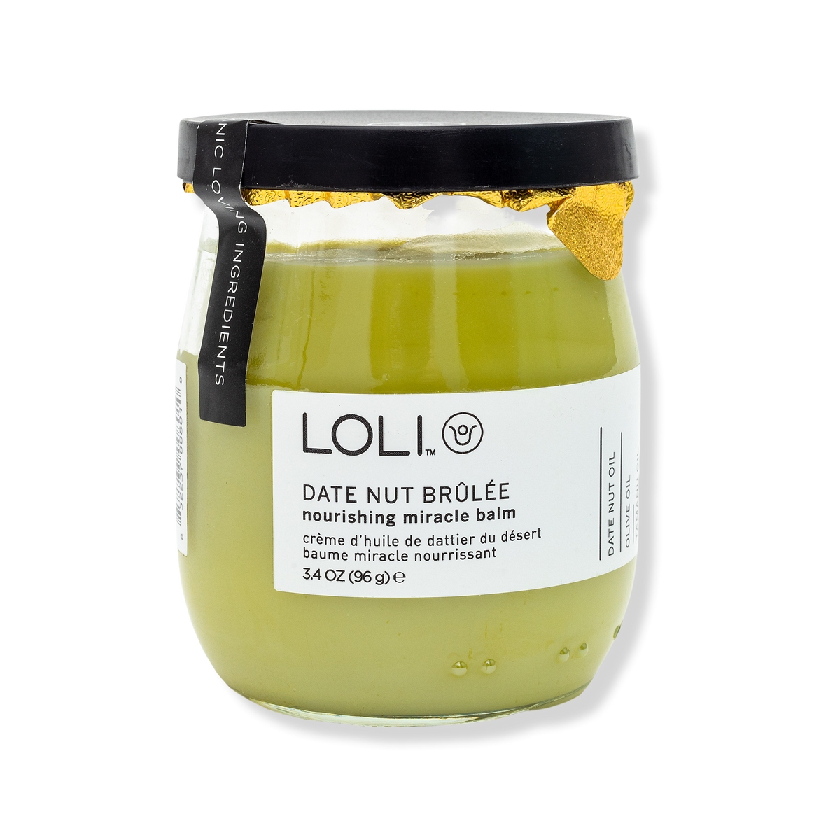 LOLI Beauty Date Nut Brûlée Bio Nourishing Miracle Balm, 3.4 oz