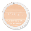 Undone Beauty Conceal To Reveal 3-in-1 Coverage Palette, Porcelain Light, 0.32 oz