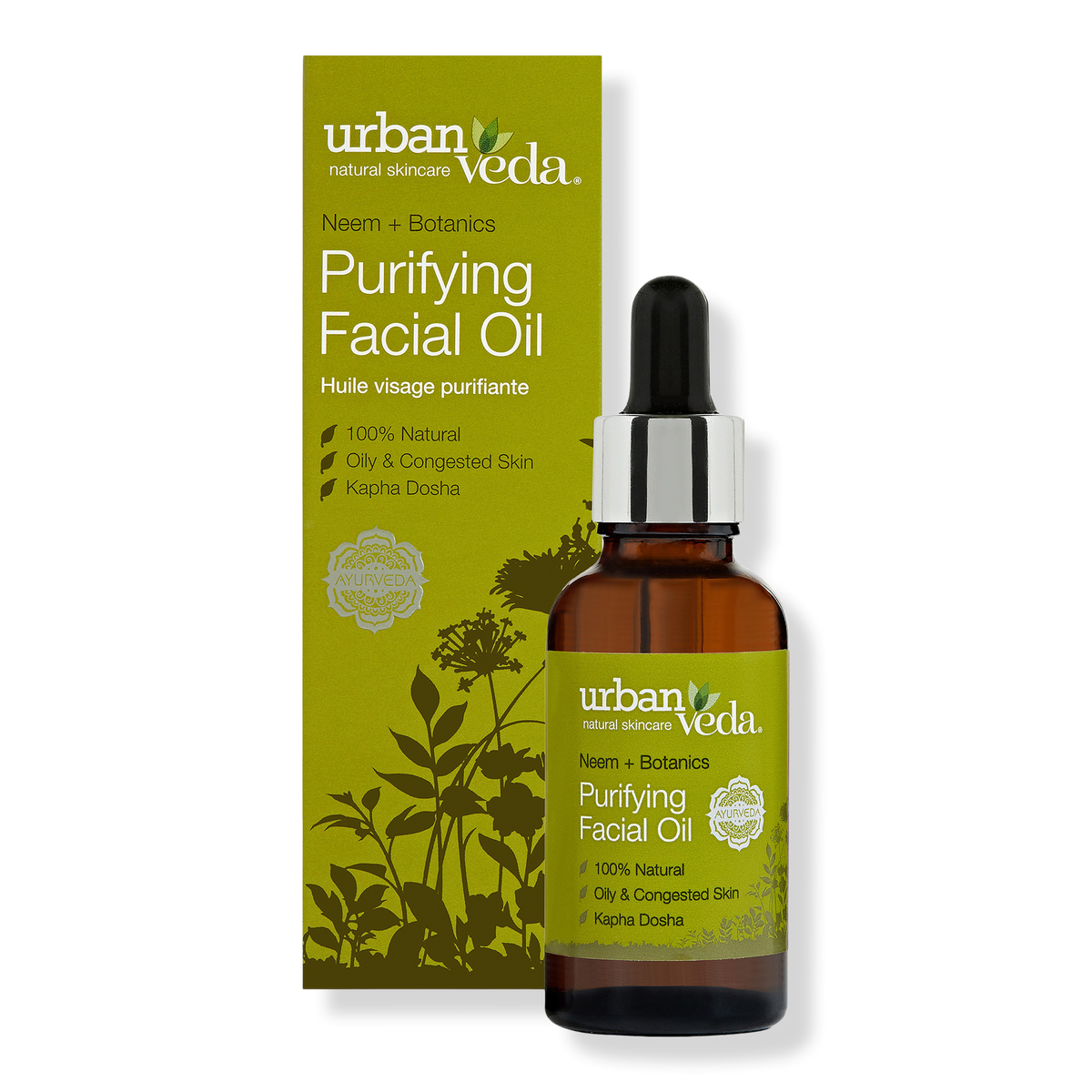 Urban Veda Purifying Facial Oil, 1 oz
