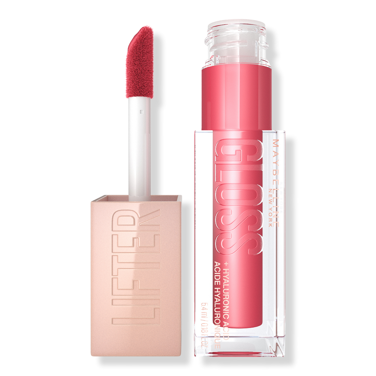 Maybelline Lifter Gloss with Hyaluronic Acid, Heat, 0.18 oz