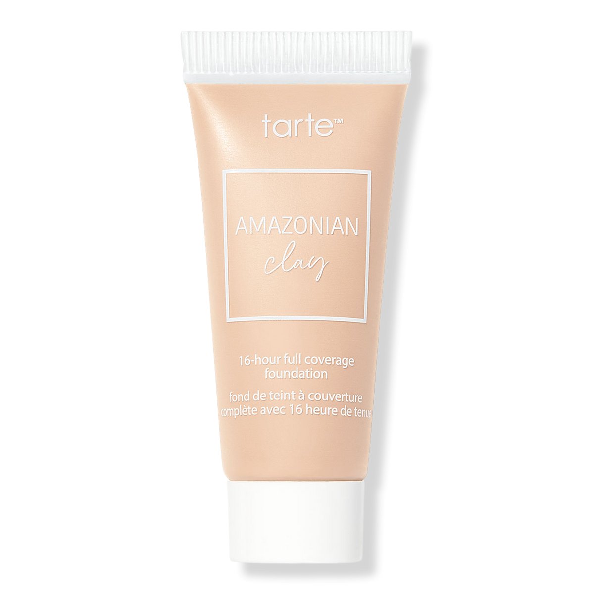 Tarte Travel Size Amazonian Clay 16-Hour Full Coverage Foundation, 20N Light Neutral, 0.5 oz