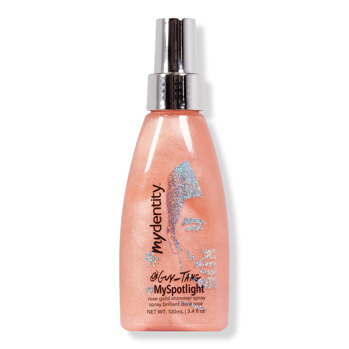Mydentity MySpotlight Rose Gold Shimmer Spray, 3.4 oz