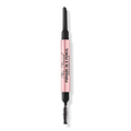 Too Faced Pomade in a Pencil Brow Shaper & Filler, Soft Black, 0.006 oz
