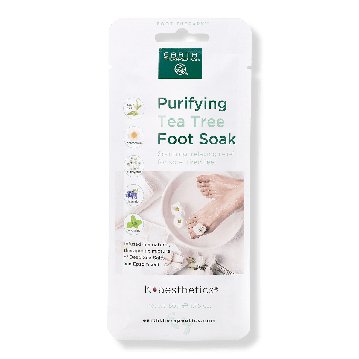 Earth Therapeutics Purifying Tea Tree Foot Soak, 1.76 oz - OTC Shoppe Express