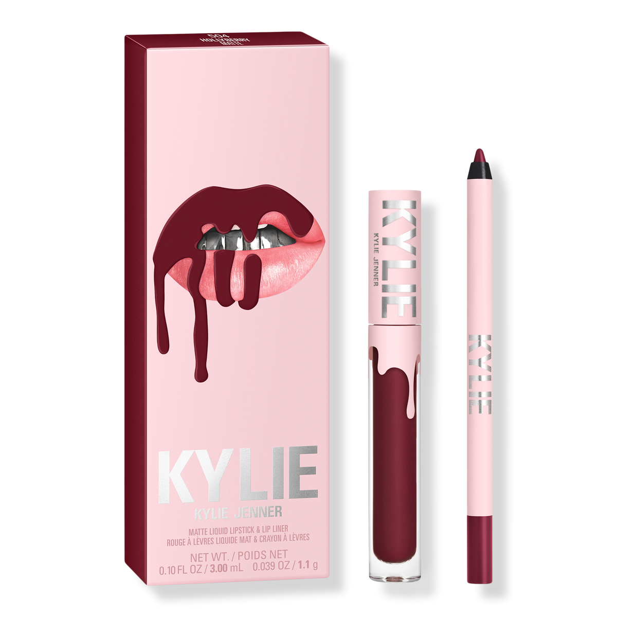 KYLIE COSMETICS Matte Lip Kit, 504 Hollyberry