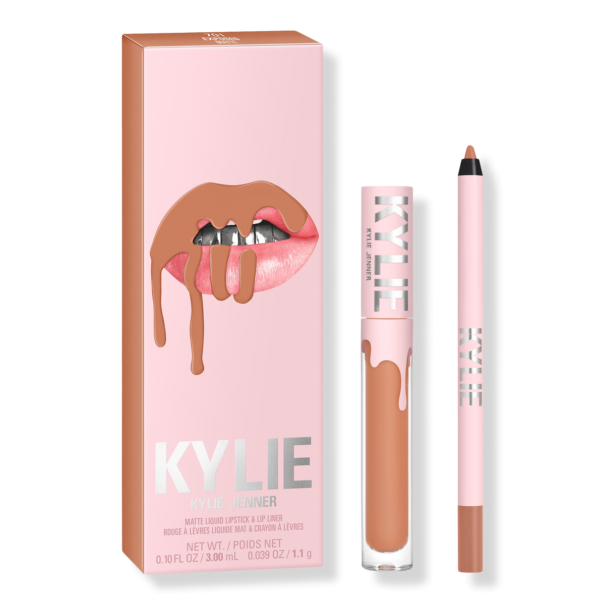 KYLIE COSMETICS Matte Lip Kit, 701 Exposed