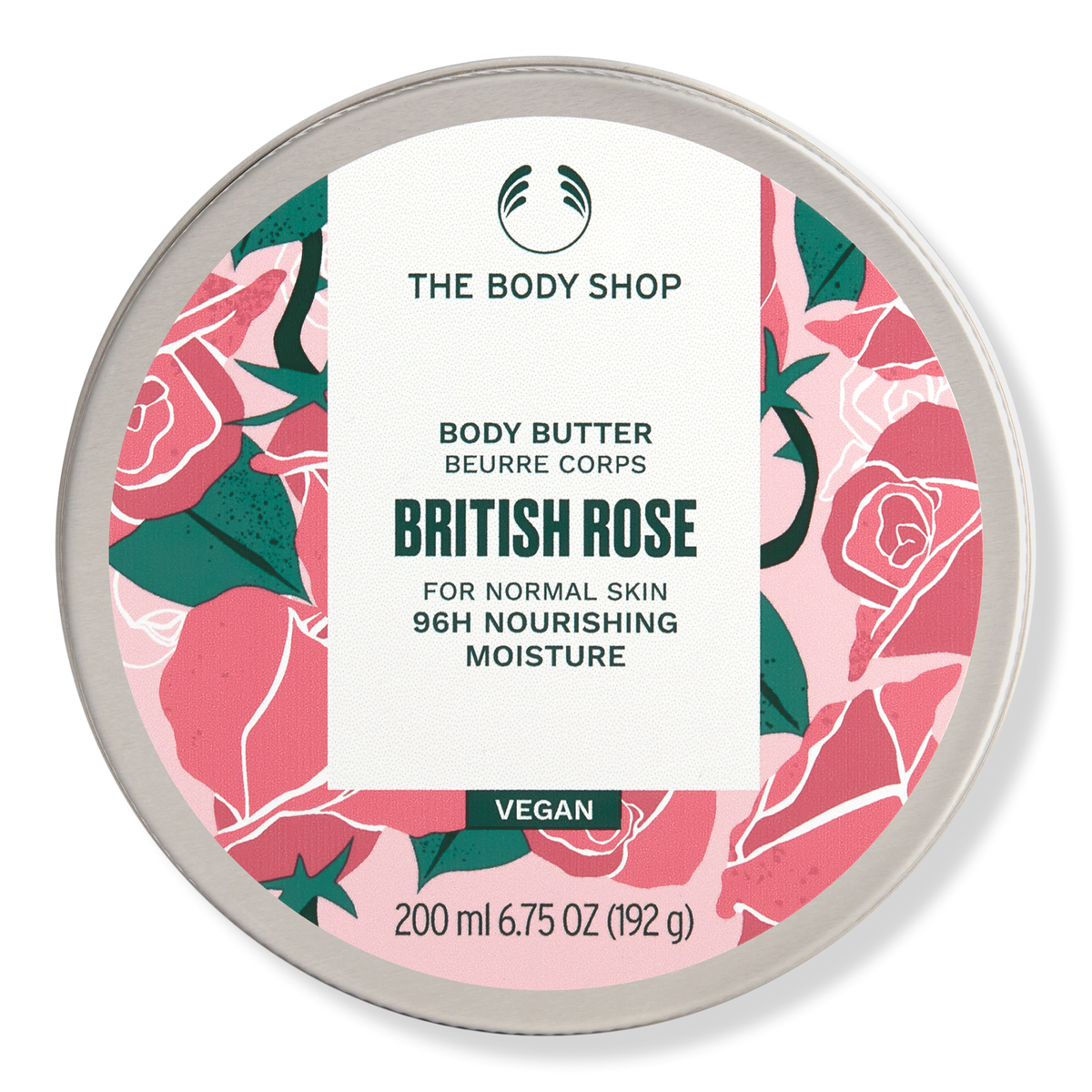 The Body Shop British Rose Body Butter, 6.75 oz
