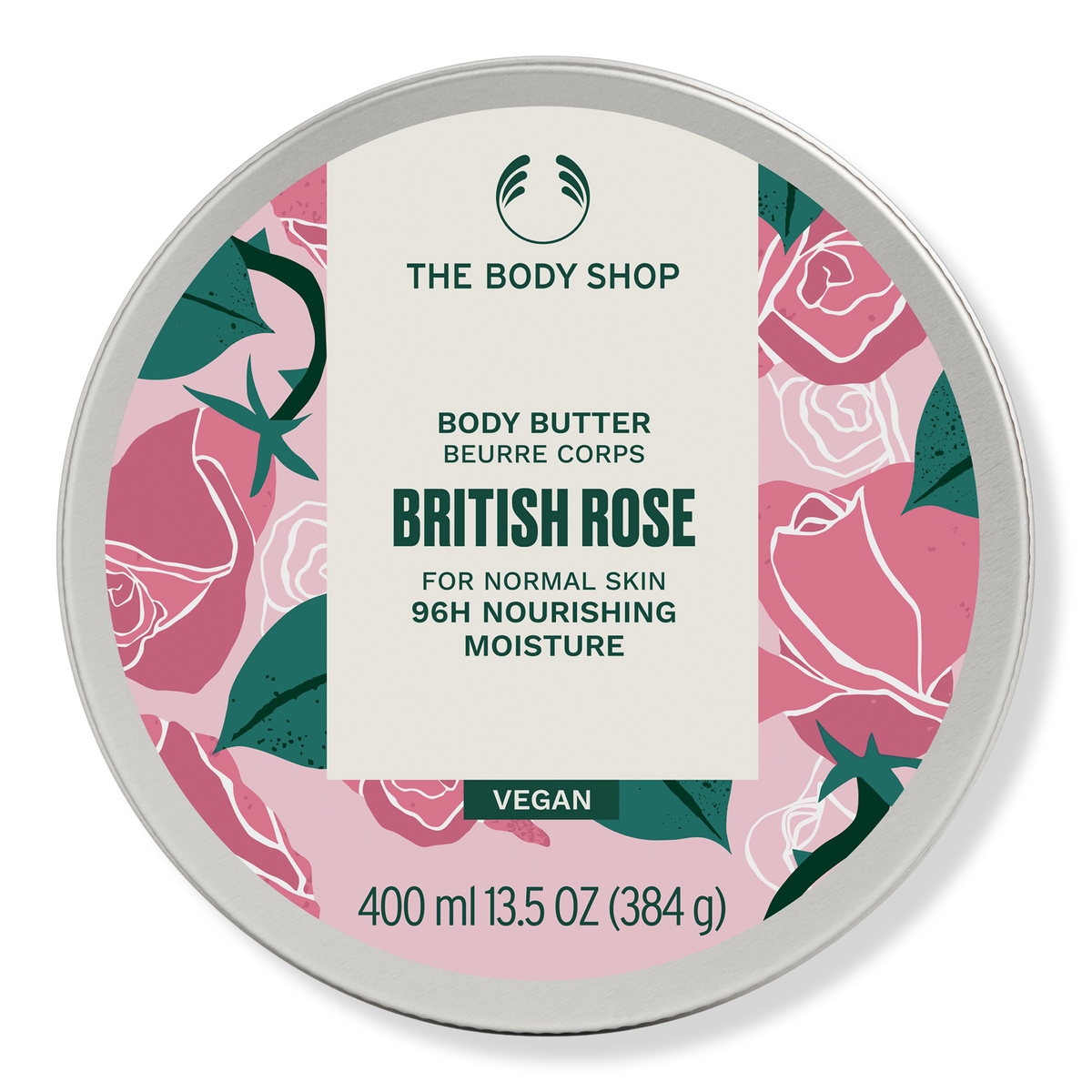 The Body Shop British Rose Jumbo Body Butter, 13.5 oz