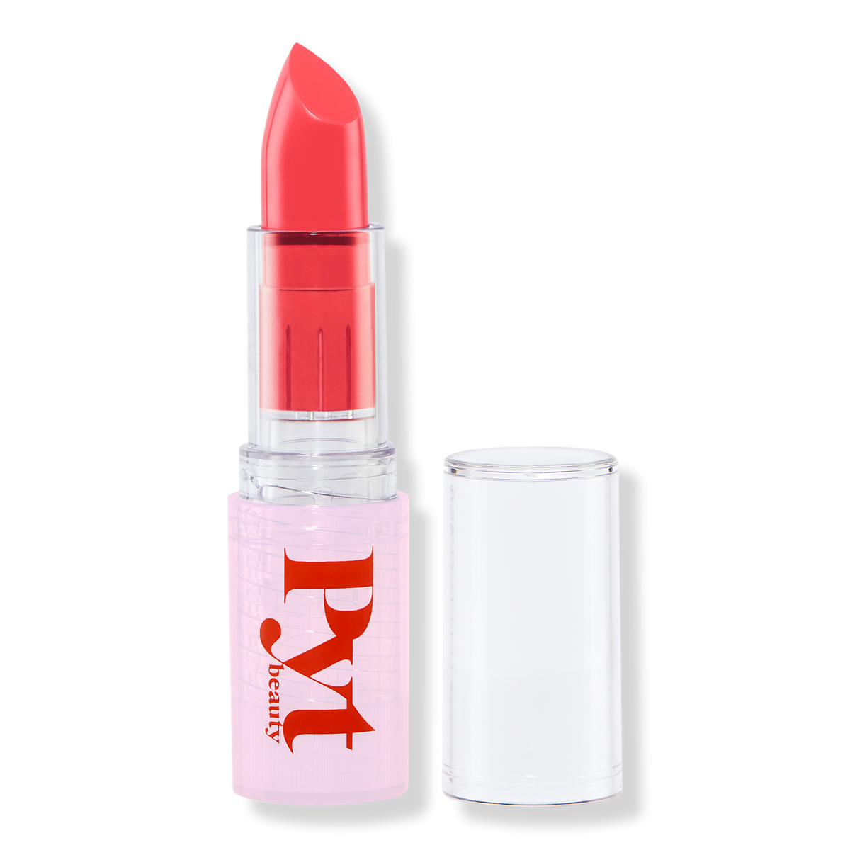 PYT Beauty Sorry Not Sorry Lipstick, Cool Coral, 0.14 oz