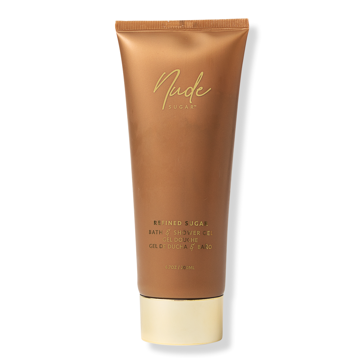 Nude Sugar Refined Sugar Duschgel & Badegel, 6.7 oz