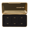HOURGLASS Curator Palette, Three-Pan