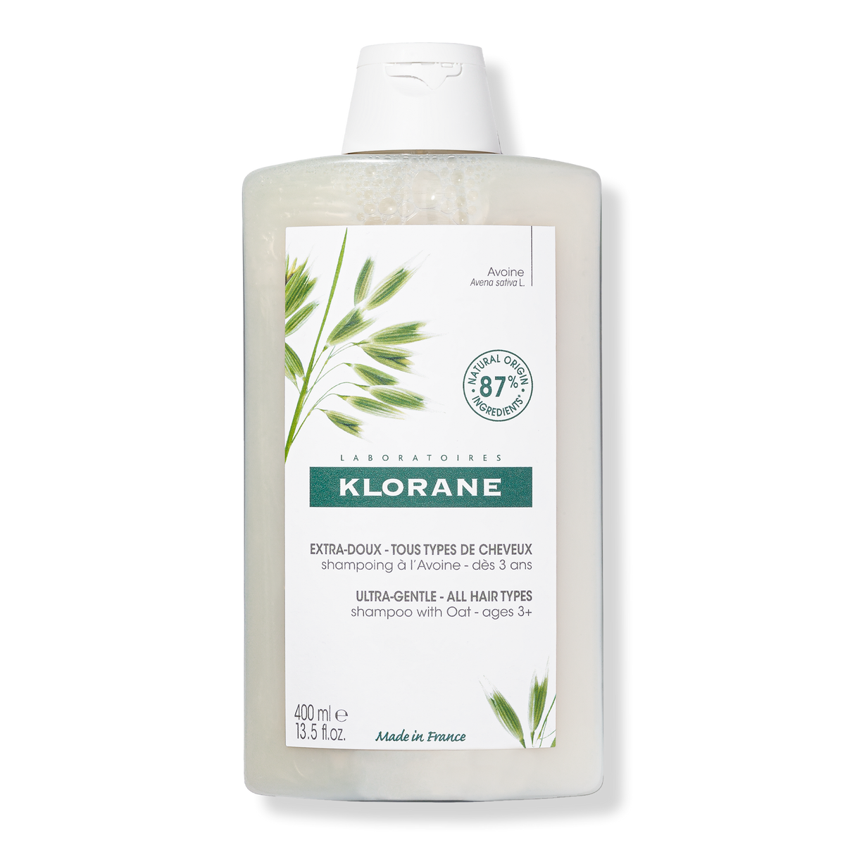 Klorane Ultra-Gentle Shampoo mit Hafermilch, 13.5 oz