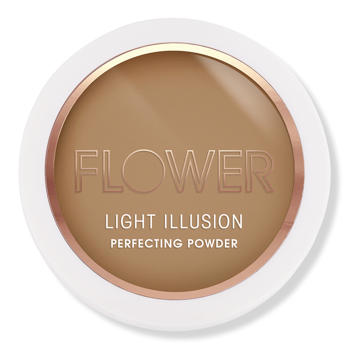 FLOWER Beauty Light Illusion Perfecting Powder Kompaktpuder, Mocha, 0.3 oz