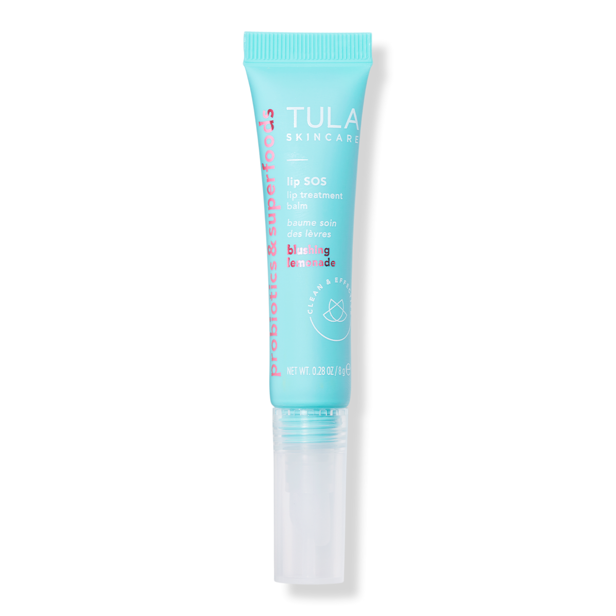 Tula Lip SOS Lip Treatment Balm, Blushing Lemonade, 0.28 oz