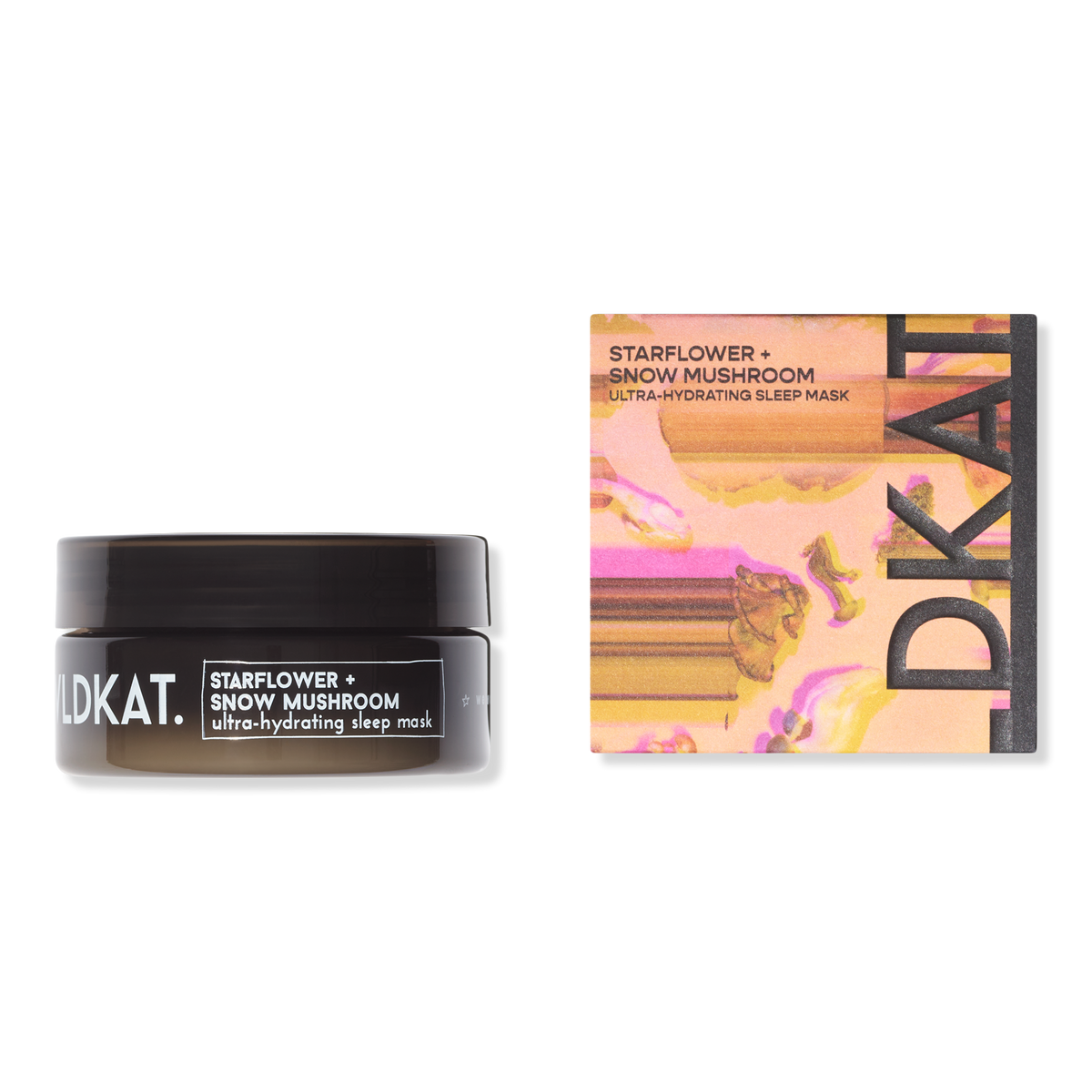 WLDKAT Starflower + Snow Mushroom Ultra-Hydrating Sleep Mask, 2.4 oz