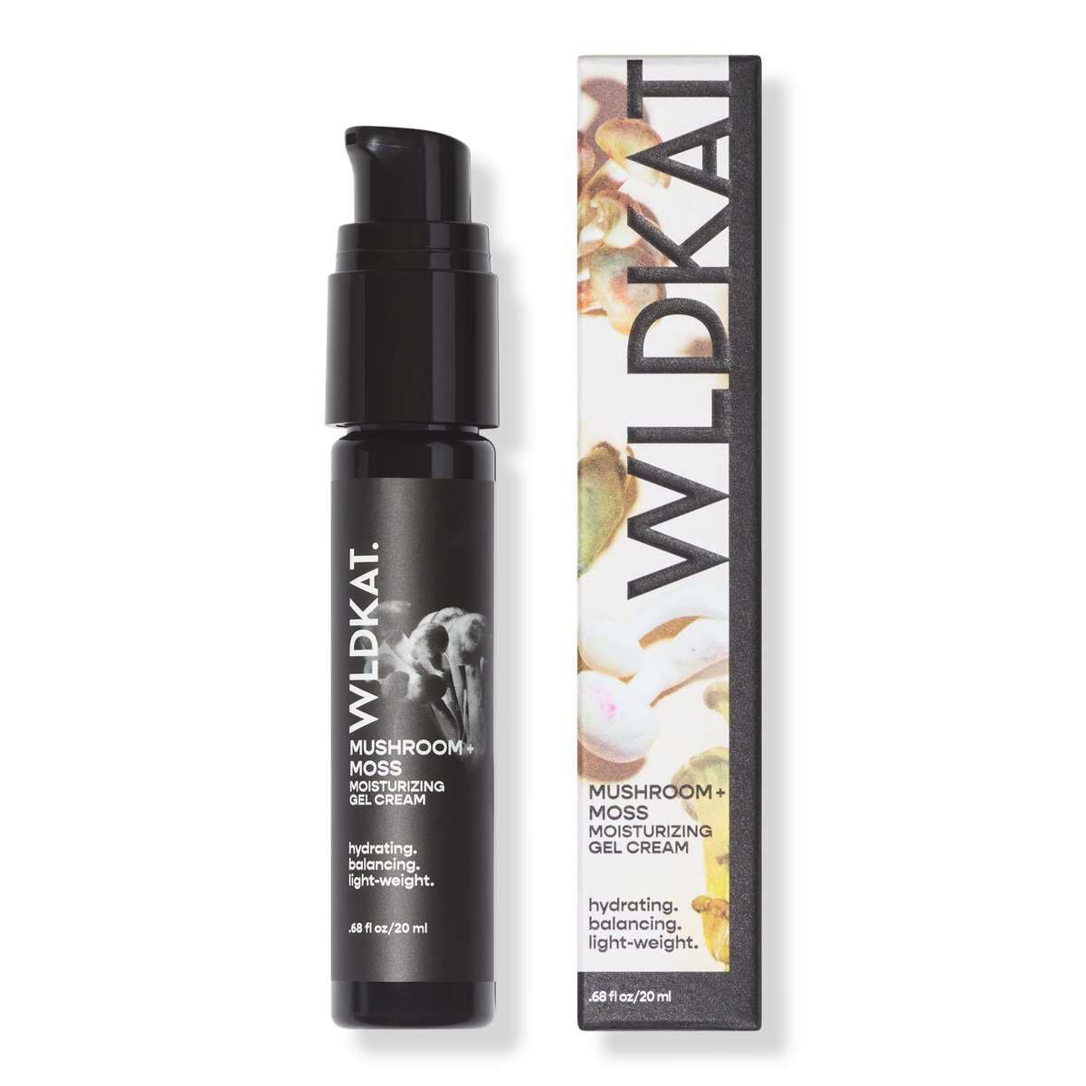 WLDKAT Travel Size Mushroom + Moss Moisturizing Gel Cream, 0.68 oz