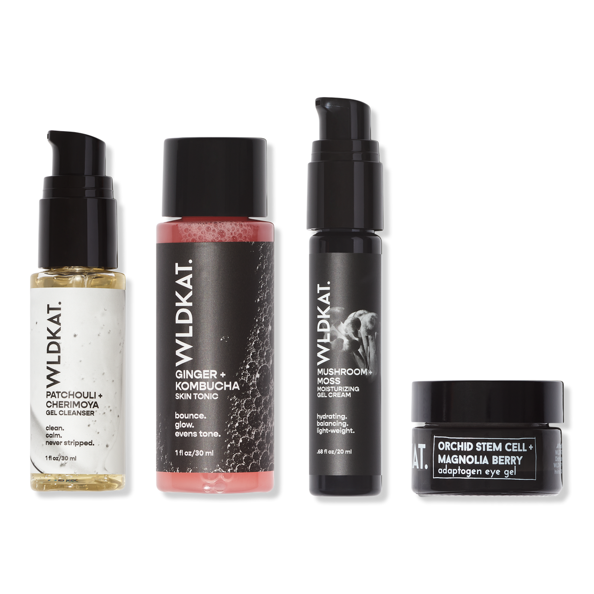 WLDKAT Glow-To-Go Refillable Travel Kit, 3.4 oz