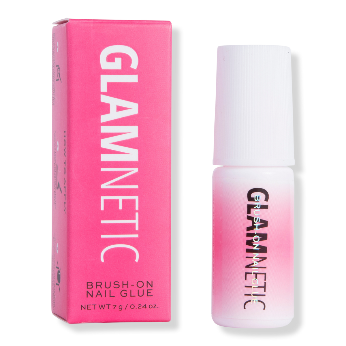 Glamnetic Brush-On Nail Glue, 0.24 oz
