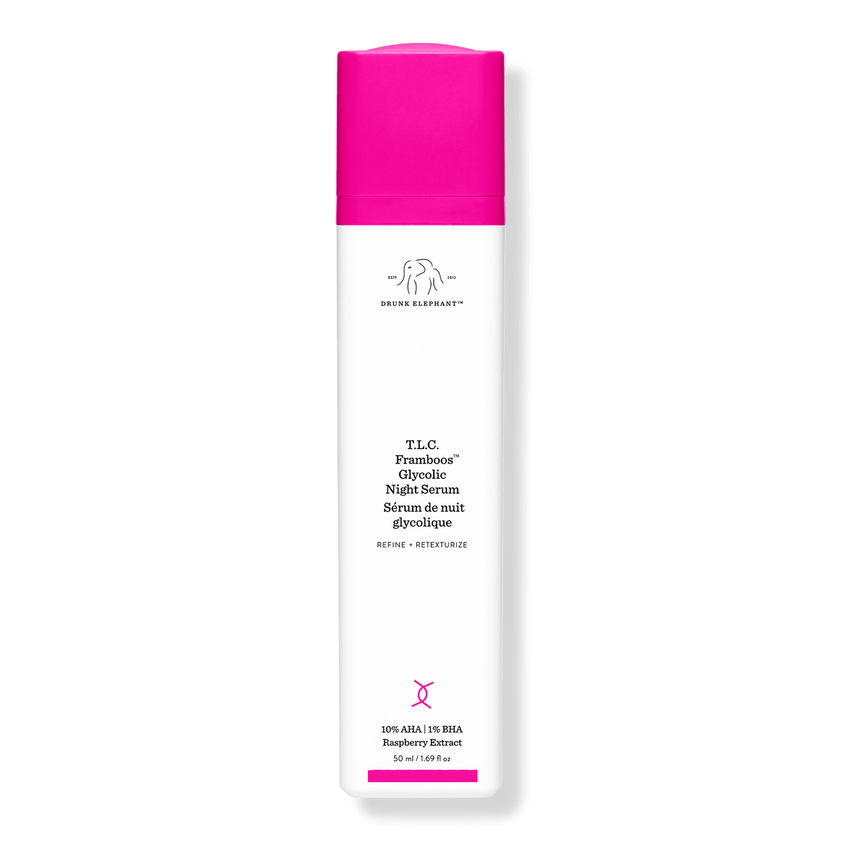 Drunk Elephant T.L.C. Framboos Glycolic Night Serum, 1.69 oz - OTC Shoppe Express
