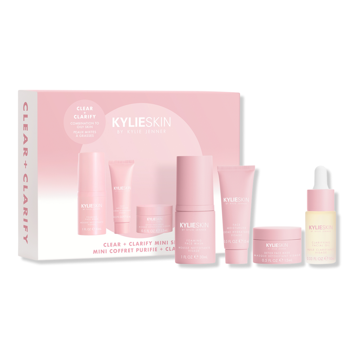 KYLIE SKIN Kylie Skin Clear + Clarify Mini Set