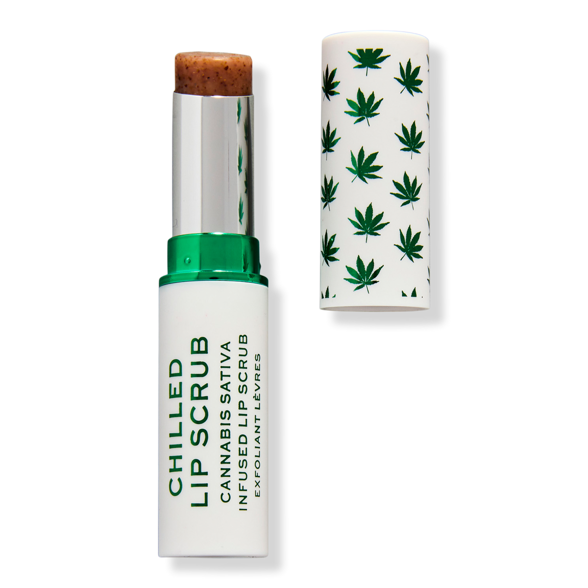 Makeup Revolution Good Vibes Lip Scrub Stick, 0.15 oz
