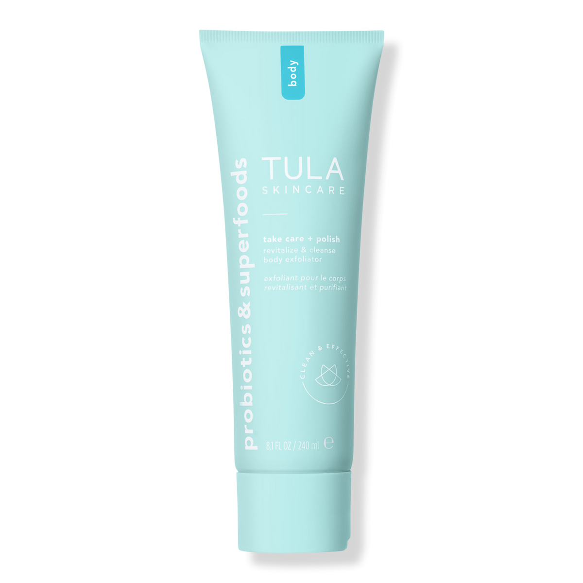 Tula Take Care + Polish Revitalize & Cleanse Body Exfoliator, 8.1 oz