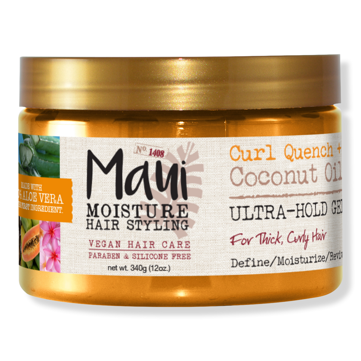 Maui Moisture Coconut Oil Ultra Hold Gel Haargel, 12 oz