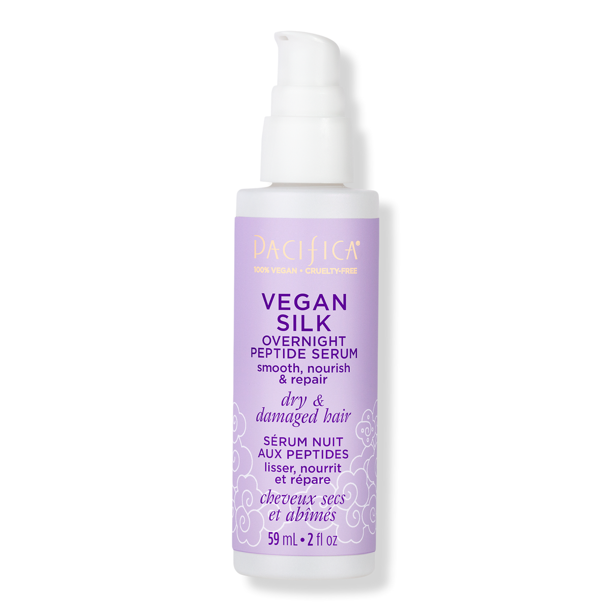 Pacifica Vegan Silk Overnight Peptide Haarserum, 2 oz