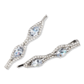 Scünci Elite Rhinestone Bobby Pins, 2 ea